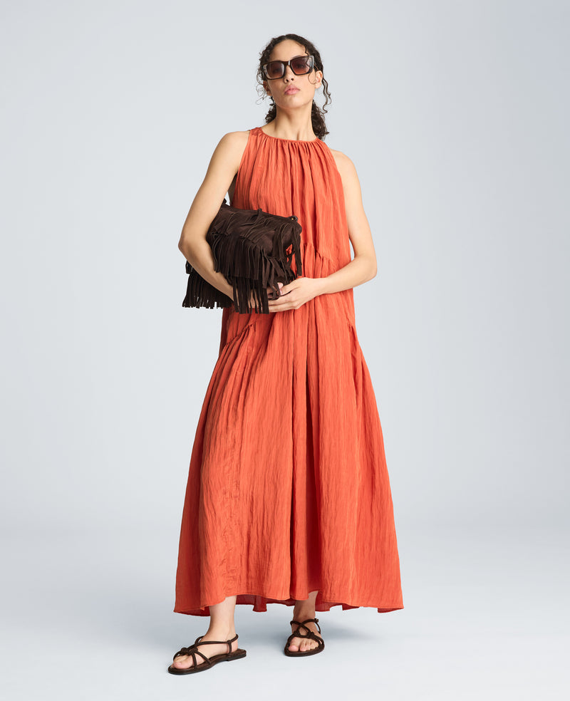 Kenneth Cole - Gathered Halter Neck Maxi Dress WOMENS DRESS for Women