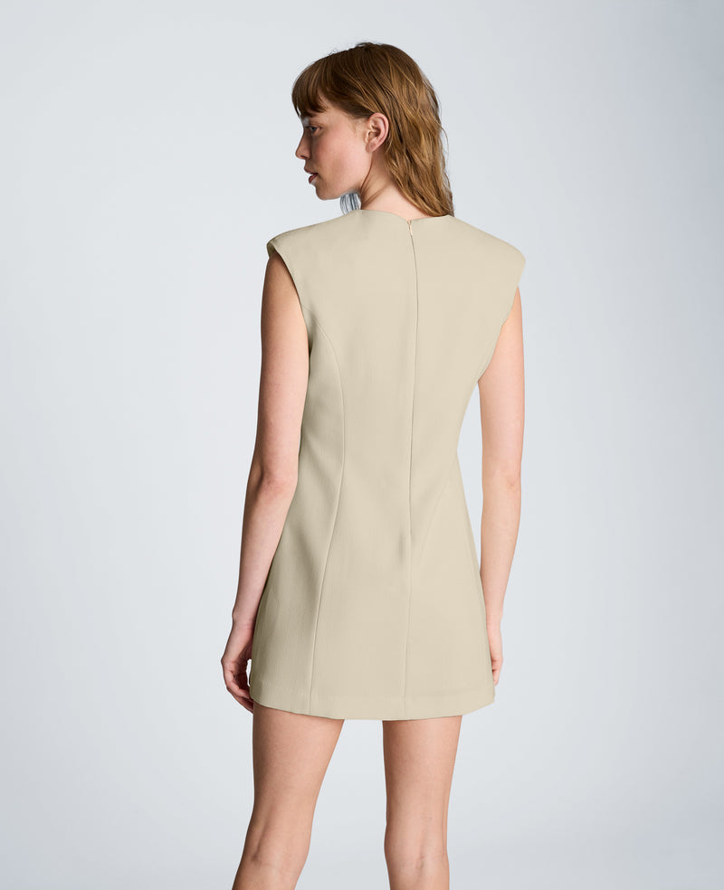Kenneth Cole - Sleeveless Suit Mini Dress with Patch Pocket WOMENS DRESS for Women