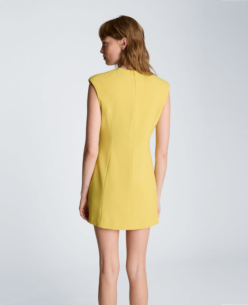 Kenneth Cole - Sleeveless Suit Mini Dress with Patch Pocket WOMENS DRESS for Women