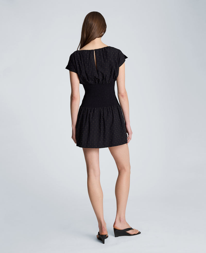 Kenneth Cole - Smocked Waist Mini Dress WOMENS DRESS for Women