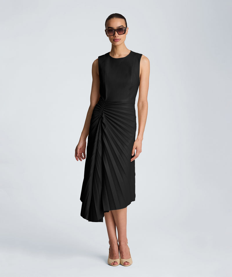 Kenneth Cole - Sunburst Pleat Midi Dress WOMENS DRESS for Women