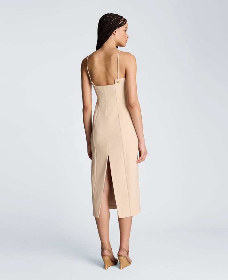 Kenneth Cole - Square Neck Grommet Midi Dress WOMENS DRESS for Women
