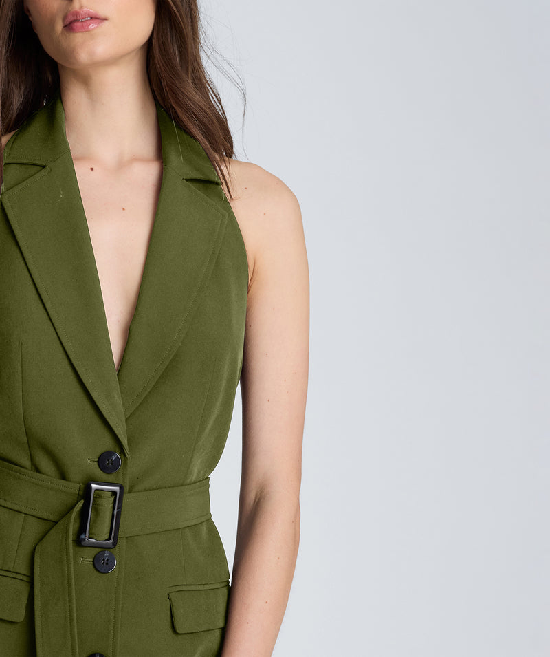 Kenneth Cole - Halter Neck Suit Dress WOMENS DRESS for Women