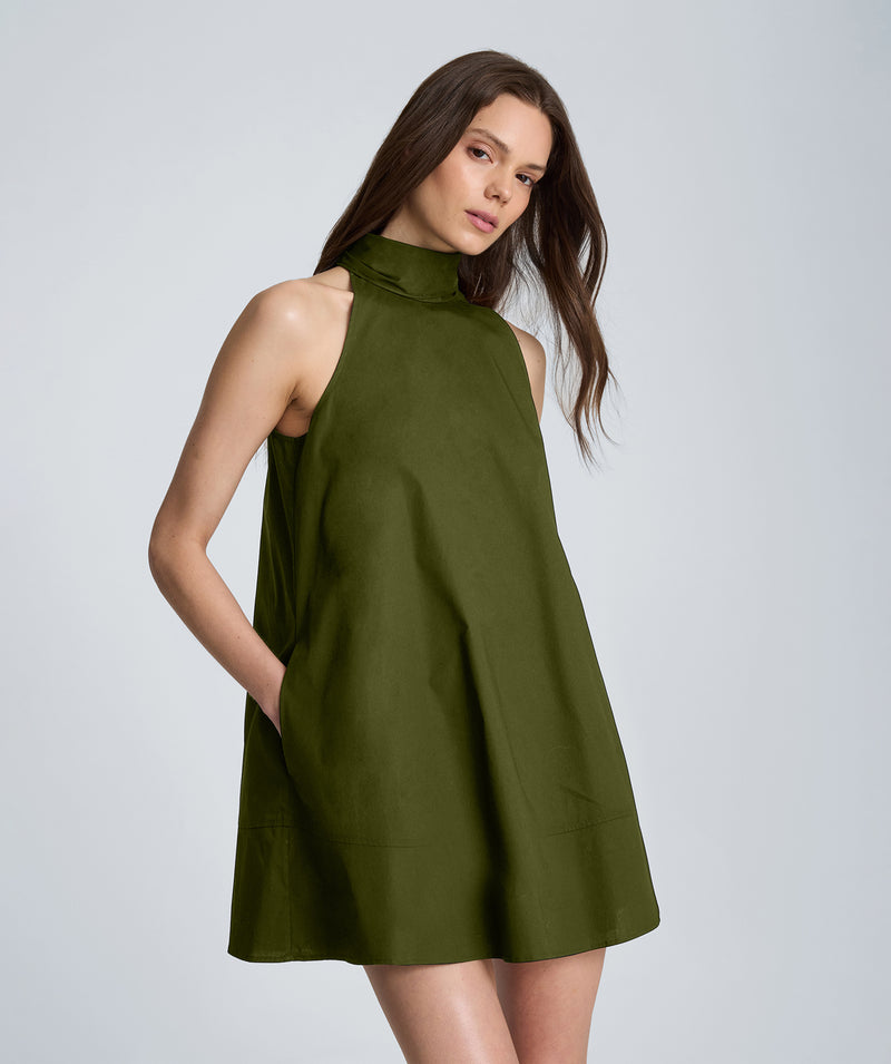 Kenneth Cole - Tie Back Halter Midi Dress WOMENS DRESS for Women