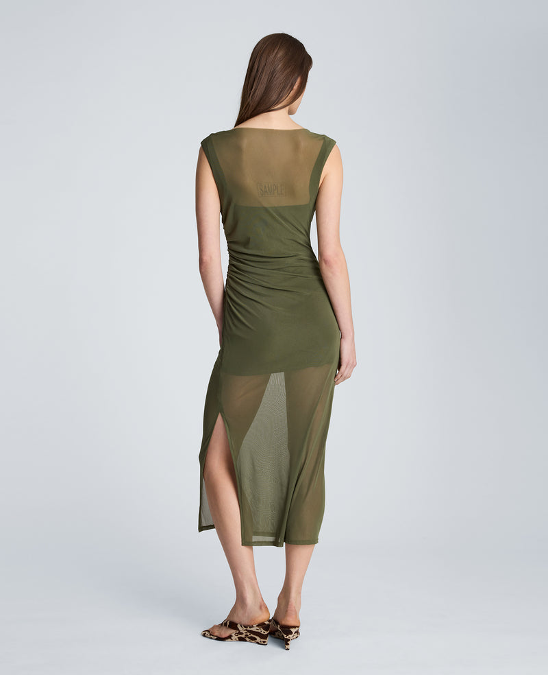 Kenneth Cole - Sleeveless Cowl Neck Midi Dress WOMENS DRESS for Women
