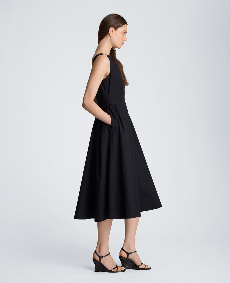 Kenneth Cole - Sleeveless Boat Neck Midi Dress WOMENS DRESS for Women