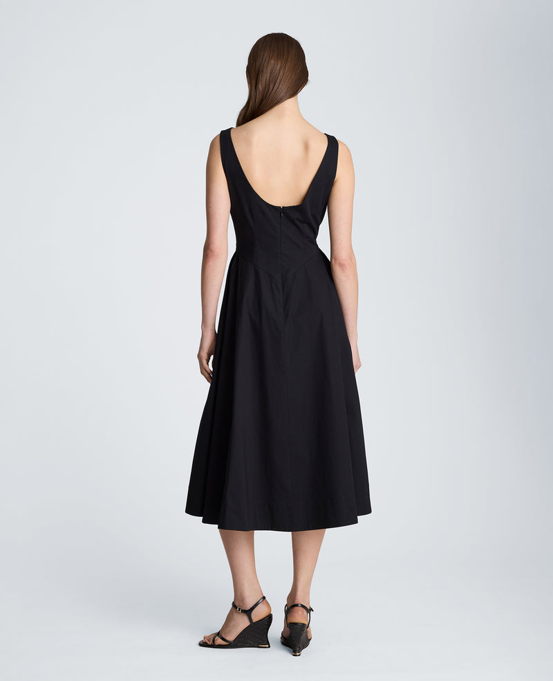 Kenneth Cole - Sleeveless Boat Neck Midi Dress WOMENS DRESS for Women