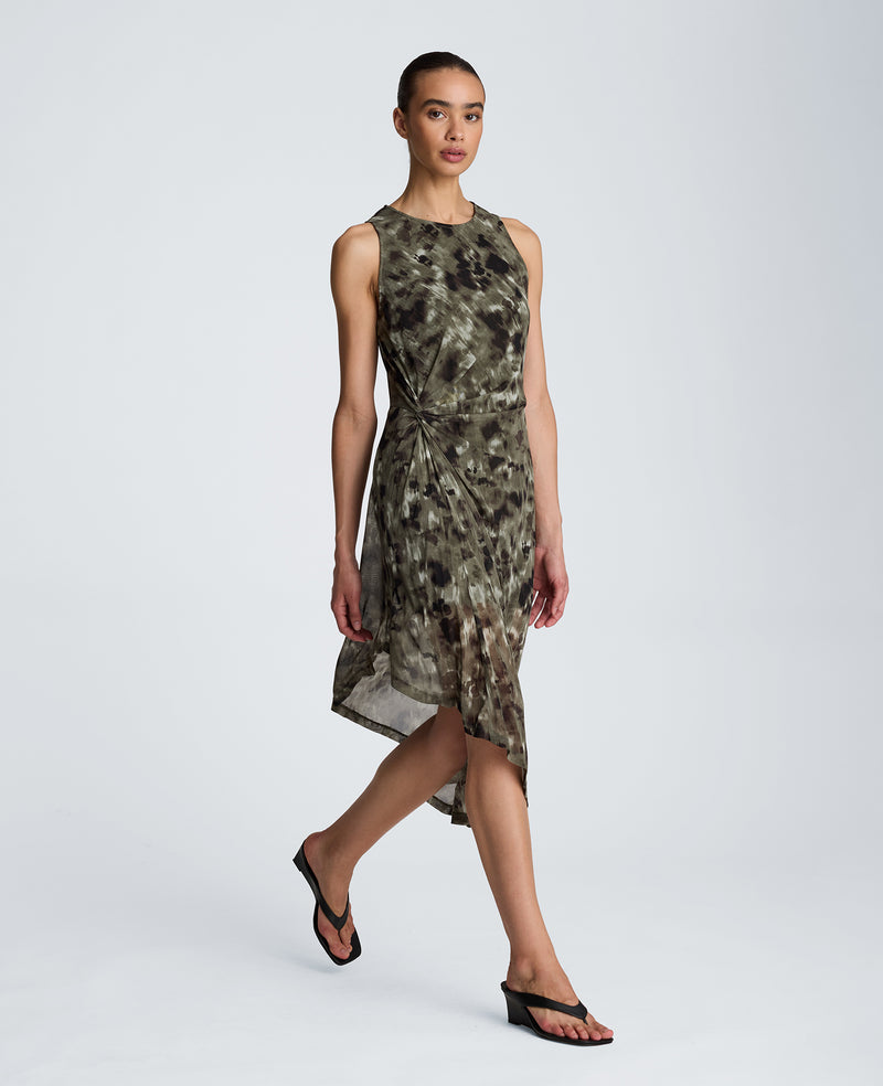 Kenneth Cole - Asymmetrical Hem Midi Dress WOMENS DRESS for Women