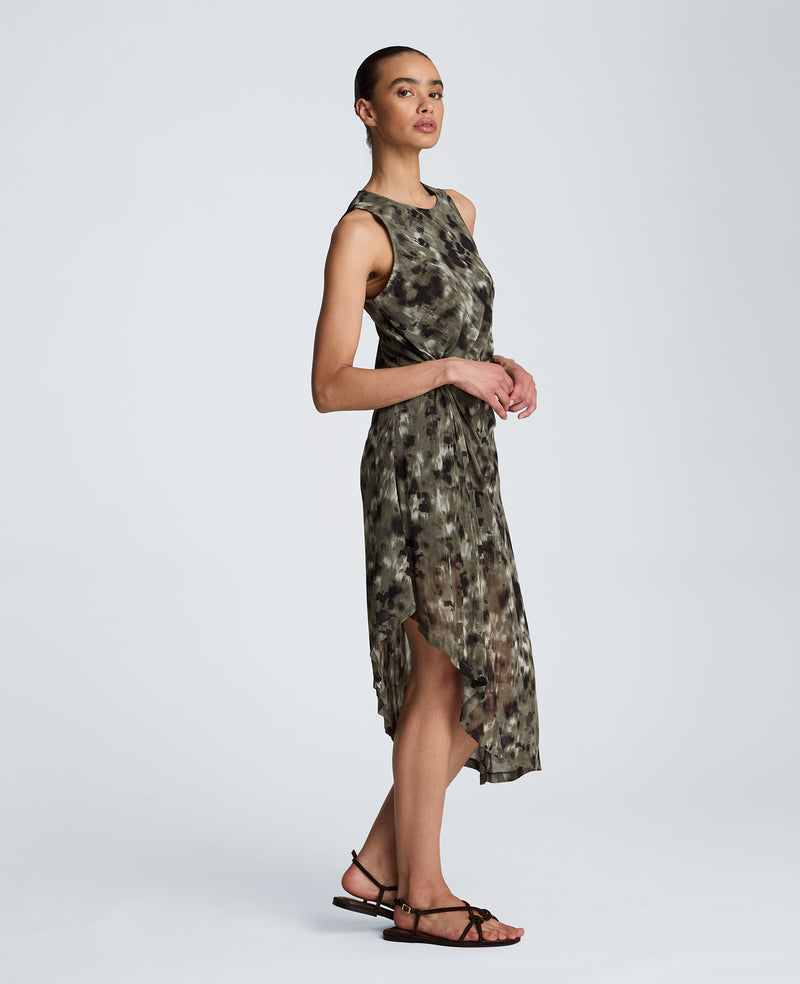 Kenneth Cole - Asymmetrical Hem Midi Dress WOMENS DRESS for Women