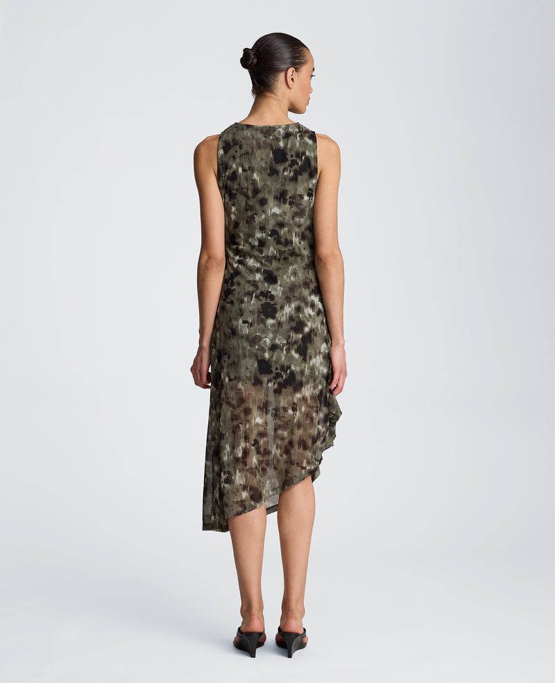 Kenneth Cole - Asymmetrical Hem Midi Dress WOMENS DRESS for Women