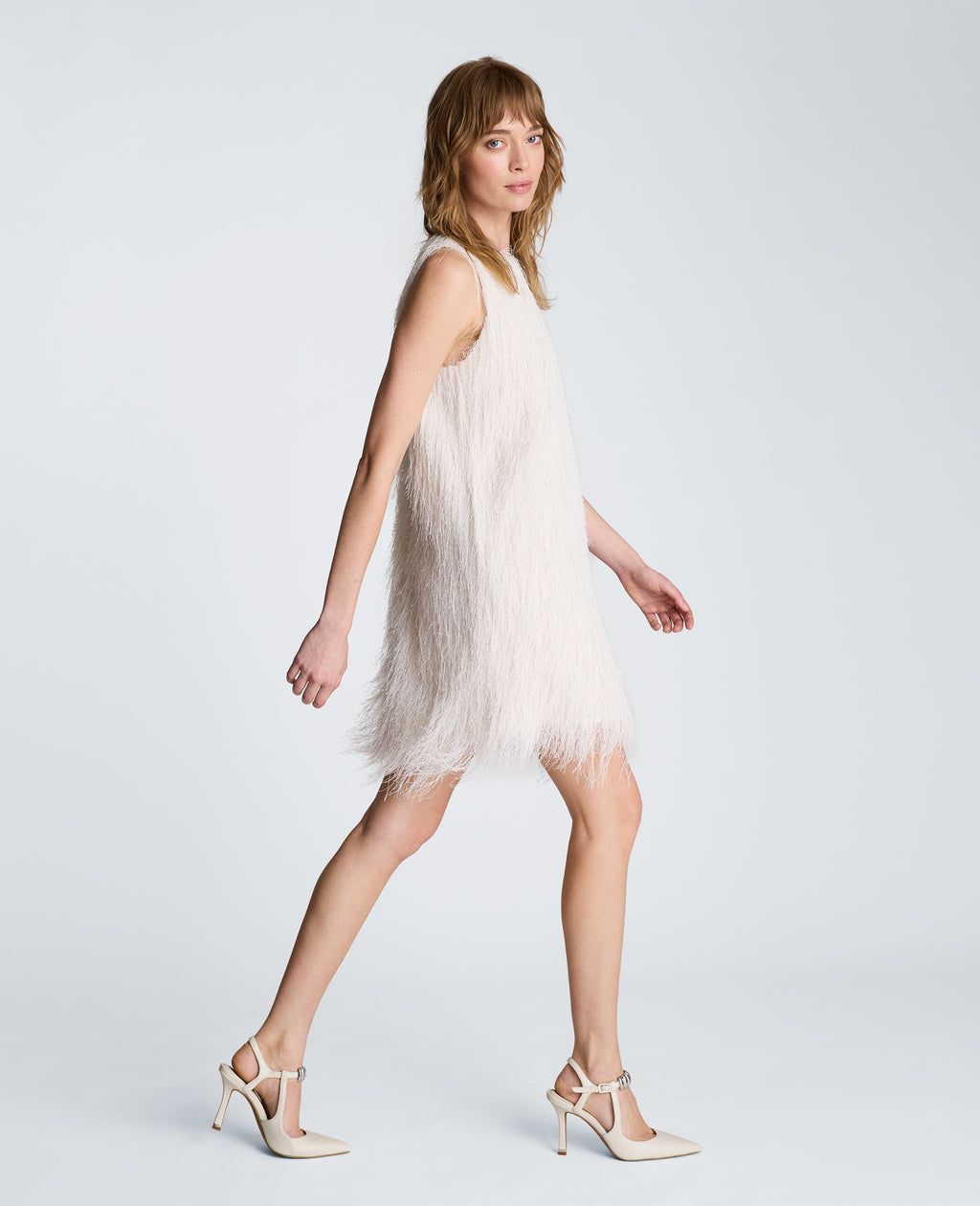 Kenneth Cole - Fringed Mini Dress WOMENS DRESS for Women 