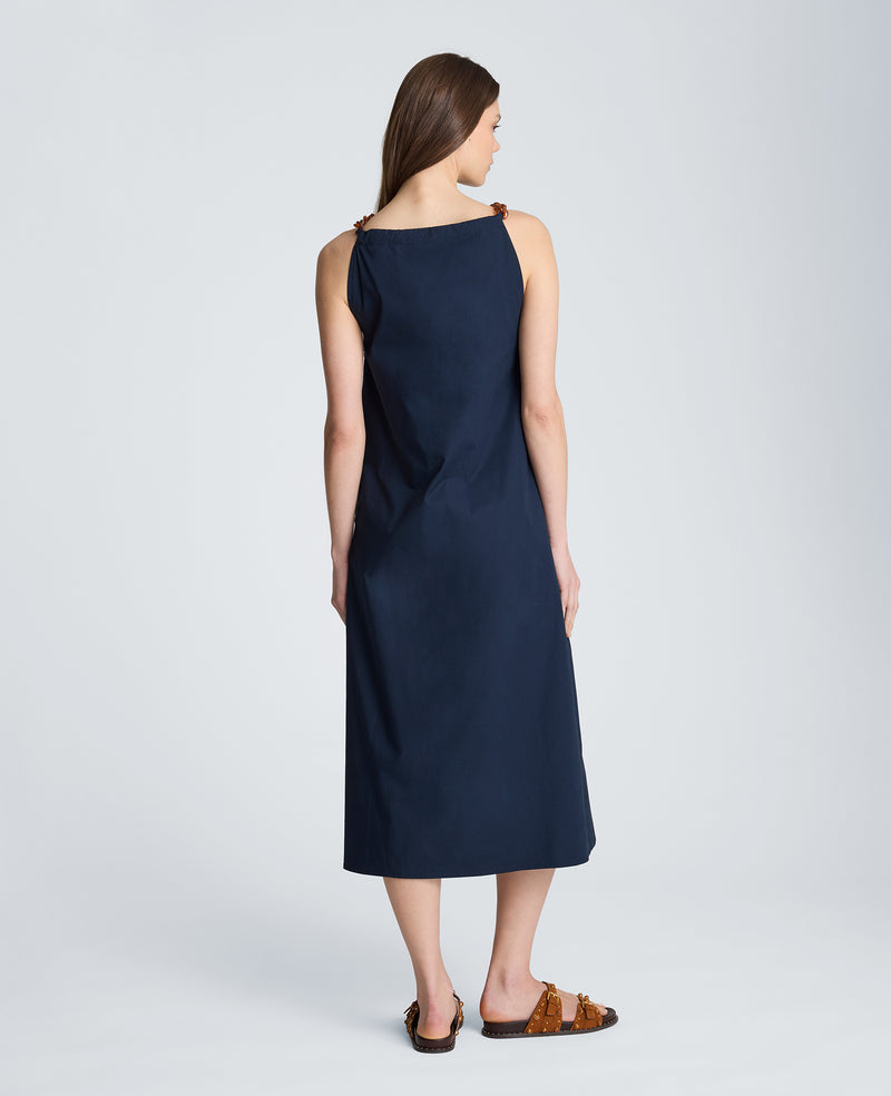 Kenneth Cole - Tortoiseshell Tie Halter Midi Dress WOMENS DRESS for Women