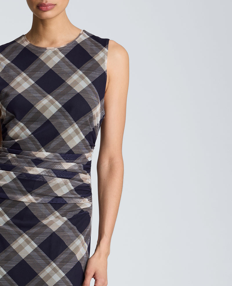 Kenneth Cole - Side Ruched Midi Dress WOMENS DRESS for Women