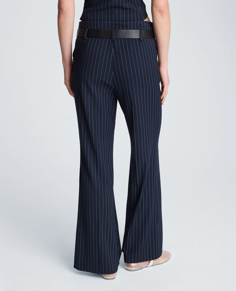 Kenneth Cole - Fly Front Flare Belted Pant WOMENS PANTS for Women