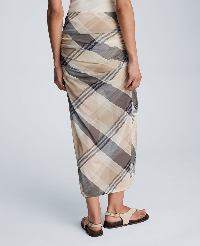 Kenneth Cole - Pull On Side Ruched Midi Skirt WOMENS SKIRTS for Women