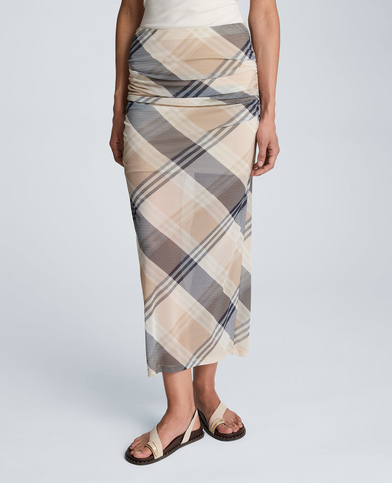 Kenneth Cole - Pull On Side Ruched Midi Skirt WOMENS SKIRTS for Women