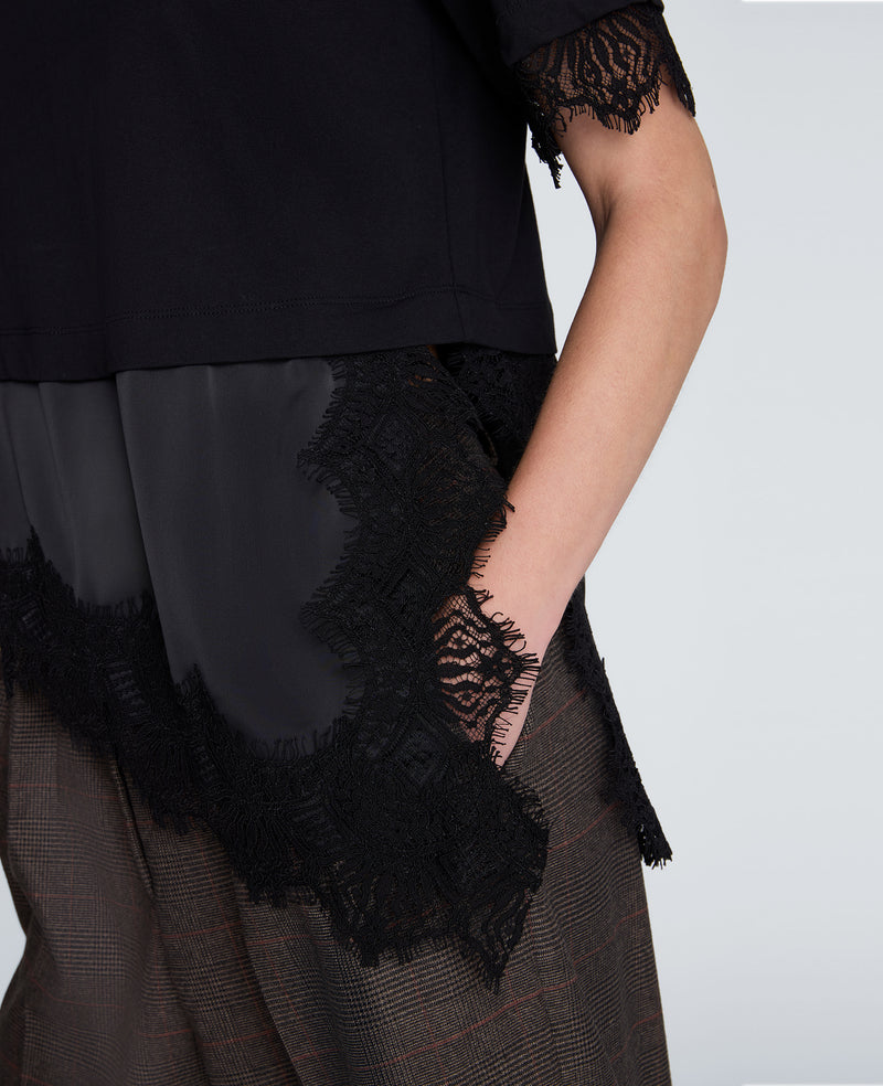 Kenneth Cole - Lace Combo Tee WOMENS KNITS for Women