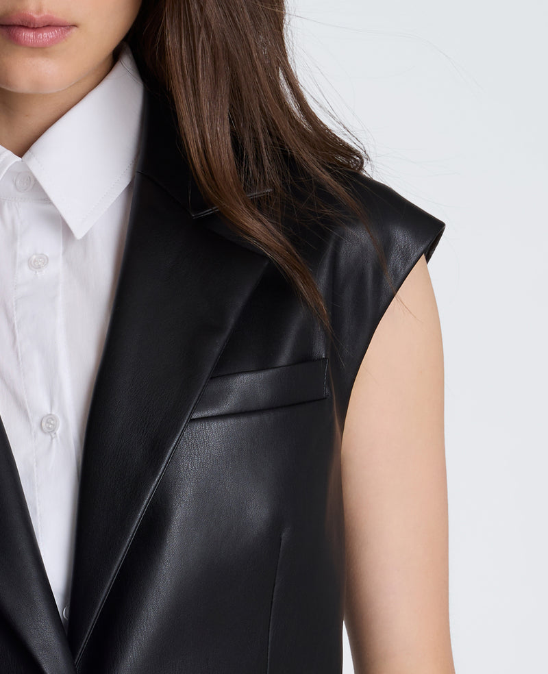 Kenneth Cole - Layered Vest with Detachable Shirt WOMENS JACKET for Women