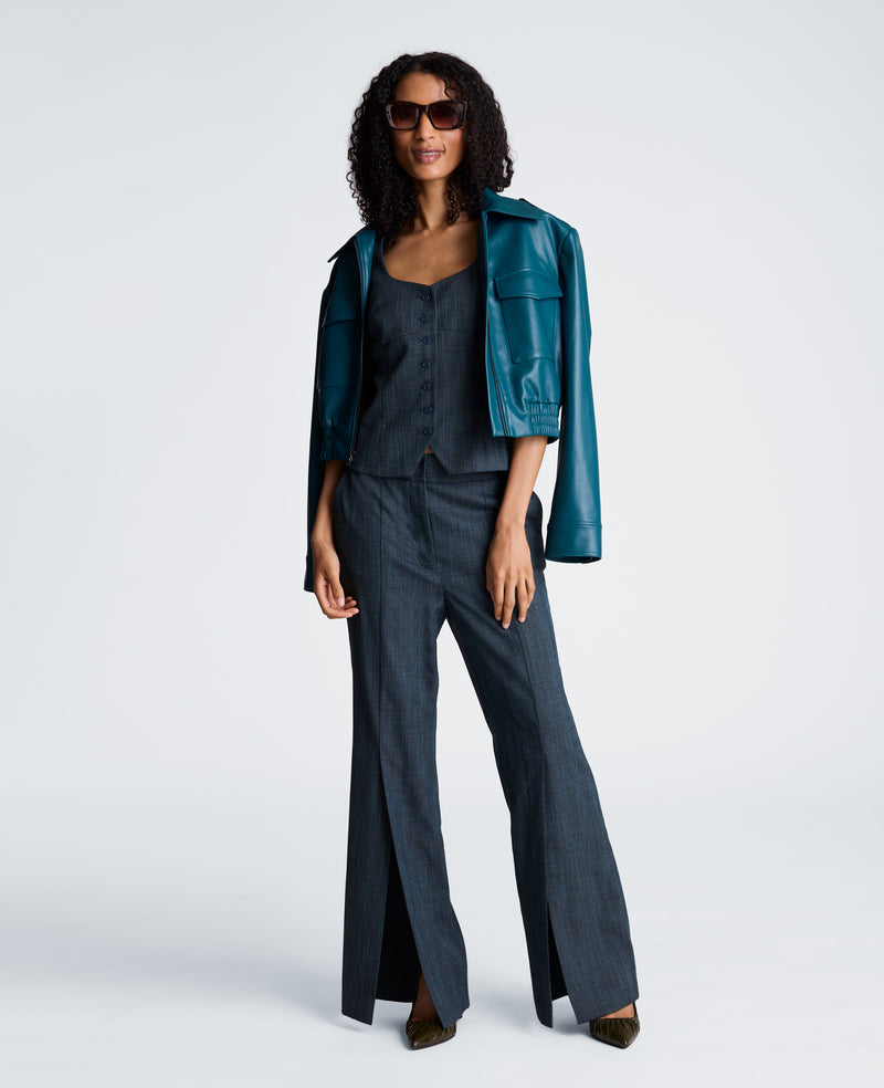 Kenneth Cole - Button Front Bustier Vest WOMENS JACKET for Women