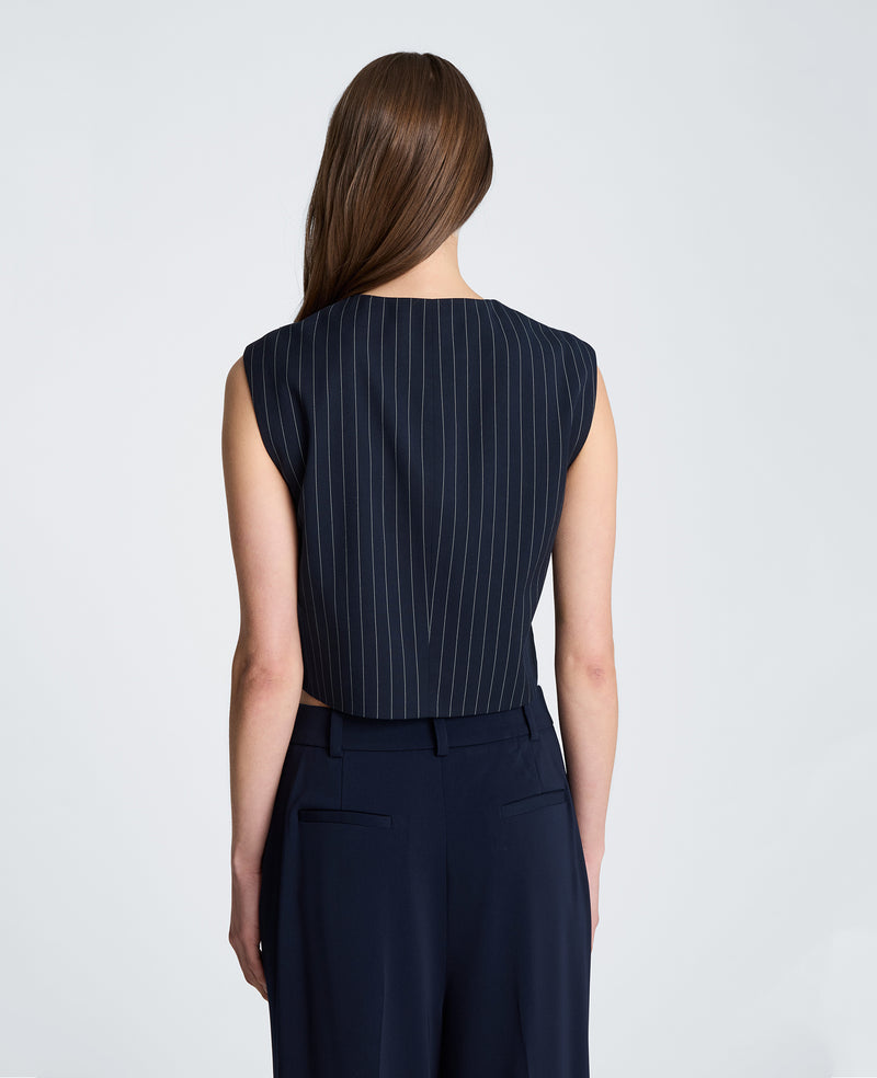 Kenneth Cole - Boxy Four Button Vest WOMENS JACKET for Women