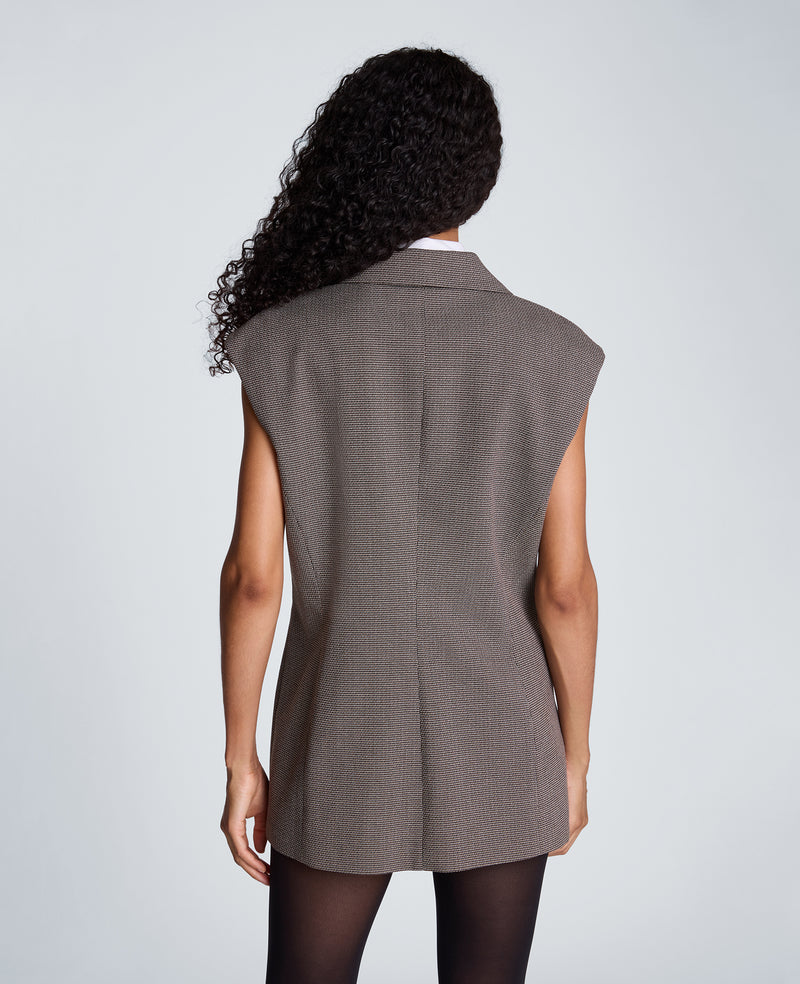 Kenneth Cole - Zipper Pocket Vest with Detachable Shirt WOMENS JACKET for Women