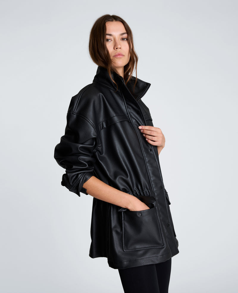 Kenneth Cole - Cinch Waist Jacket with Flap Pockets WOMENS JACKET for Women