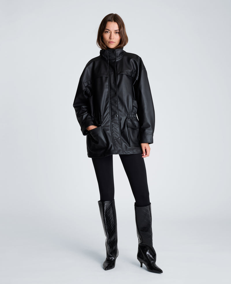 Kenneth Cole - Cinch Waist Jacket with Flap Pockets WOMENS JACKET for Women