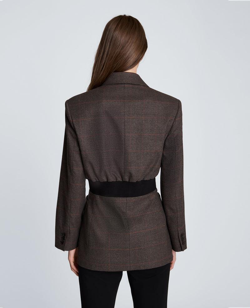 Kenneth Cole - Rib Waisted Blazer with Patch Pockets WOMENS JACKET for Women