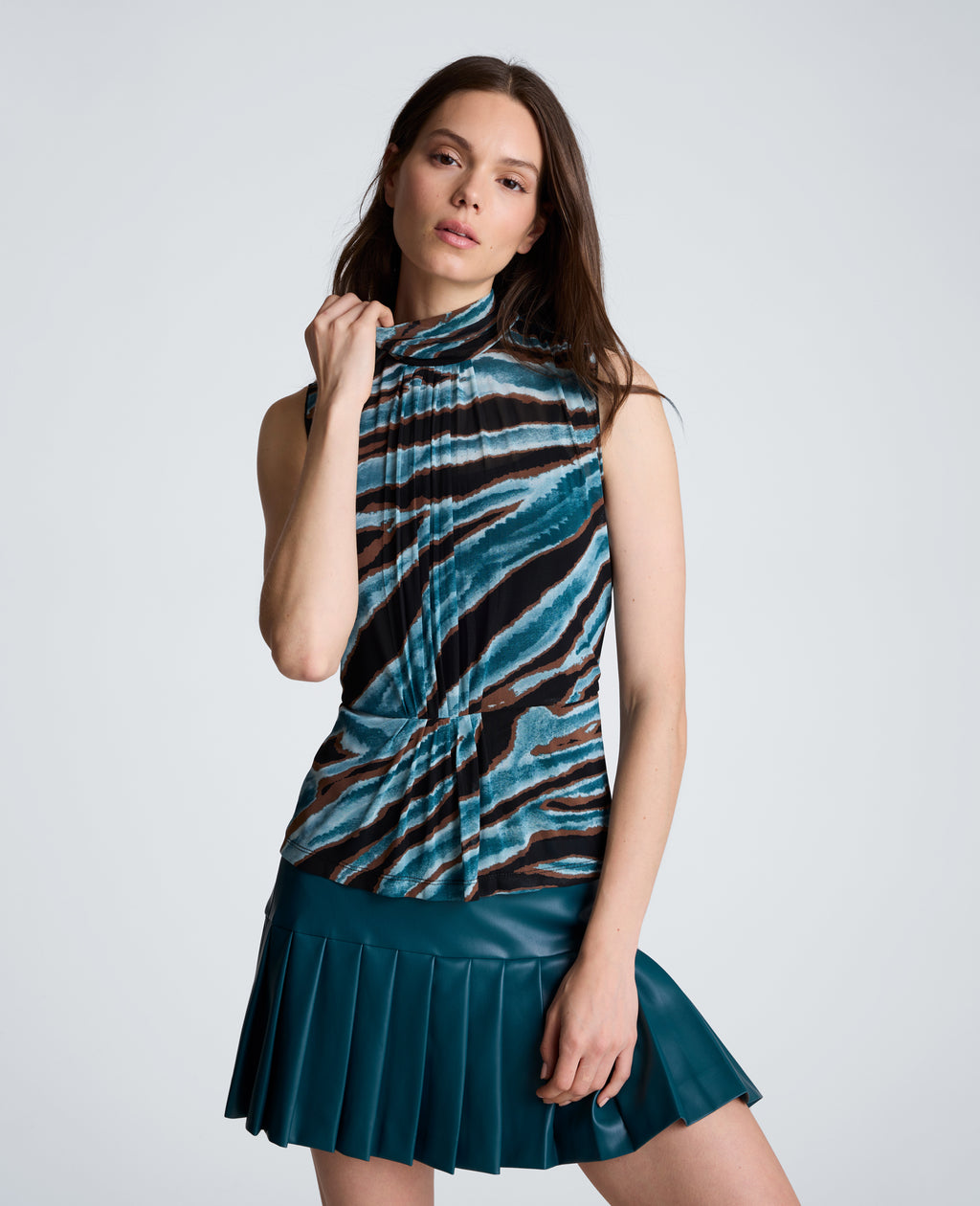 Kenneth Cole - Pleated Sleeve Pullover WOMENS KNITS for Women 