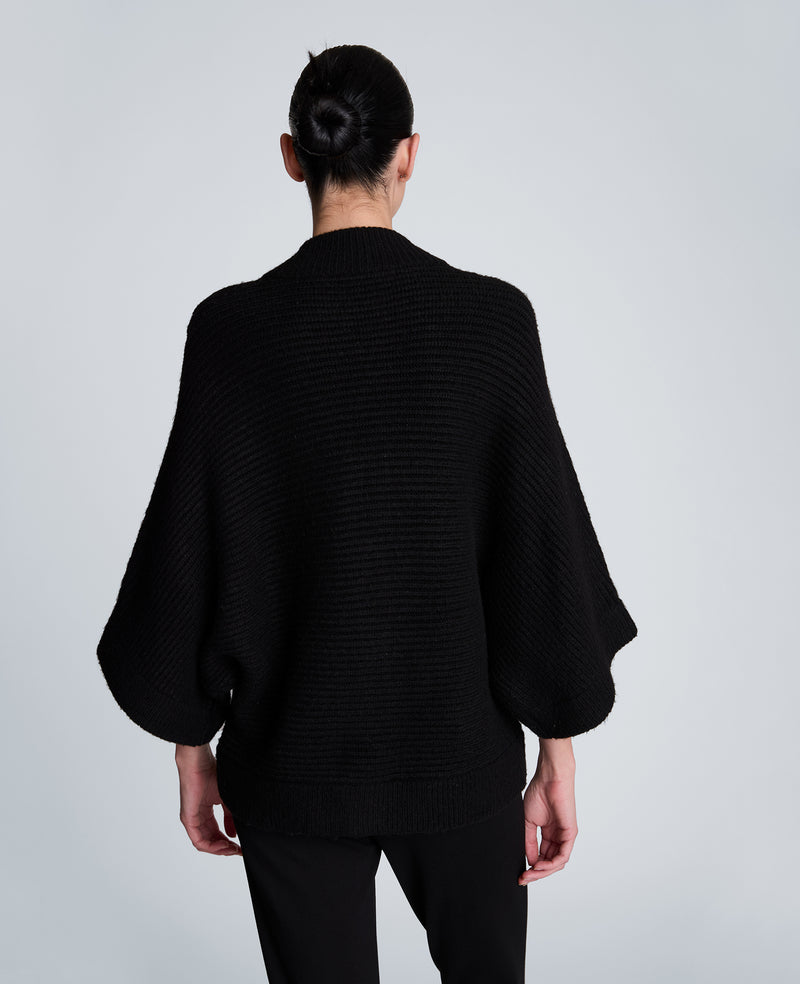 Kenneth Cole - Elbow Sleeve Doleman Zip Cardigan WOMENS SWEATER for Women