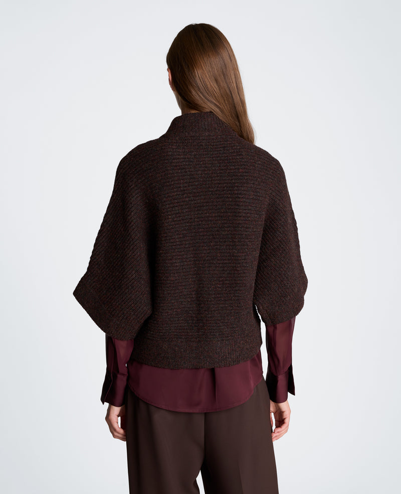 Kenneth Cole - Elbow Sleeve Doleman Zip Cardigan WOMENS SWEATER for Women