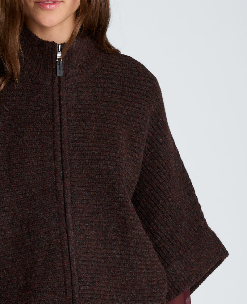 Kenneth Cole - Elbow Sleeve Doleman Zip Cardigan WOMENS SWEATER for Women