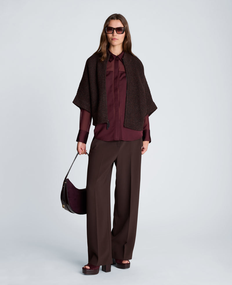 Kenneth Cole - Elbow Sleeve Doleman Zip Cardigan WOMENS SWEATER for Women
