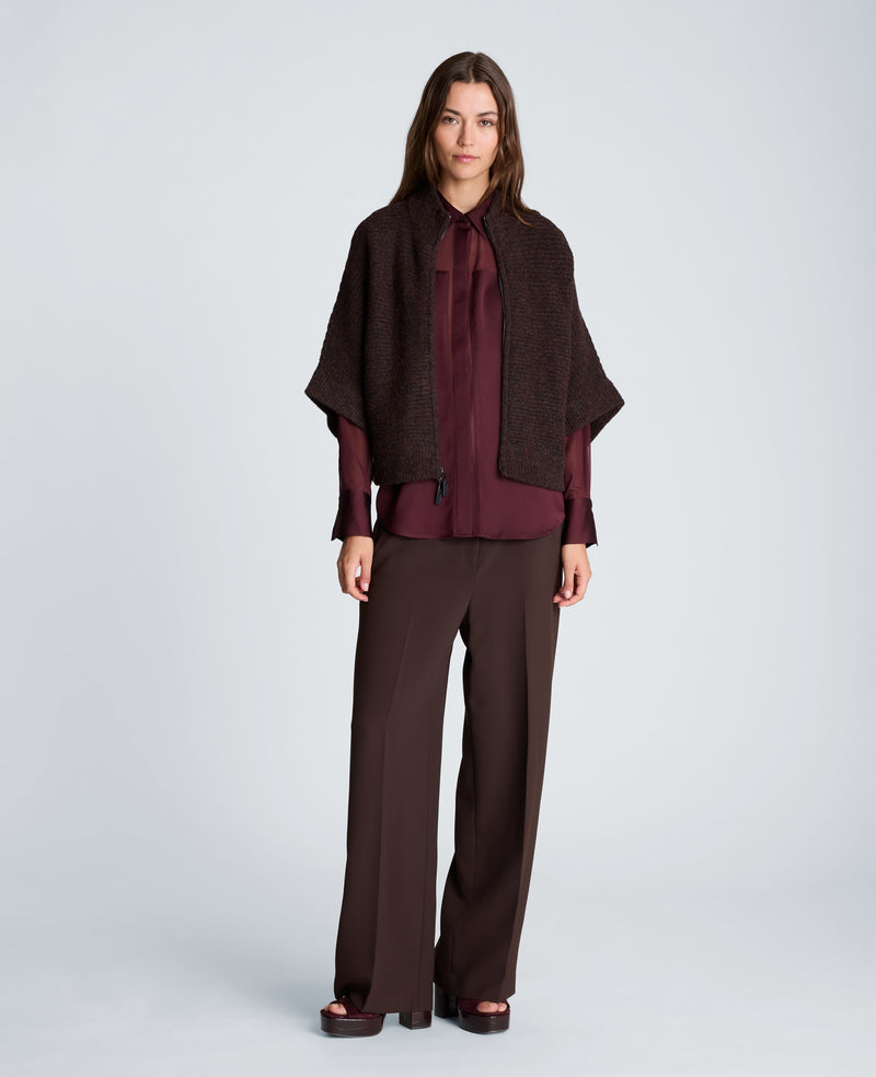 Kenneth Cole - Elbow Sleeve Doleman Zip Cardigan WOMENS SWEATER for Women
