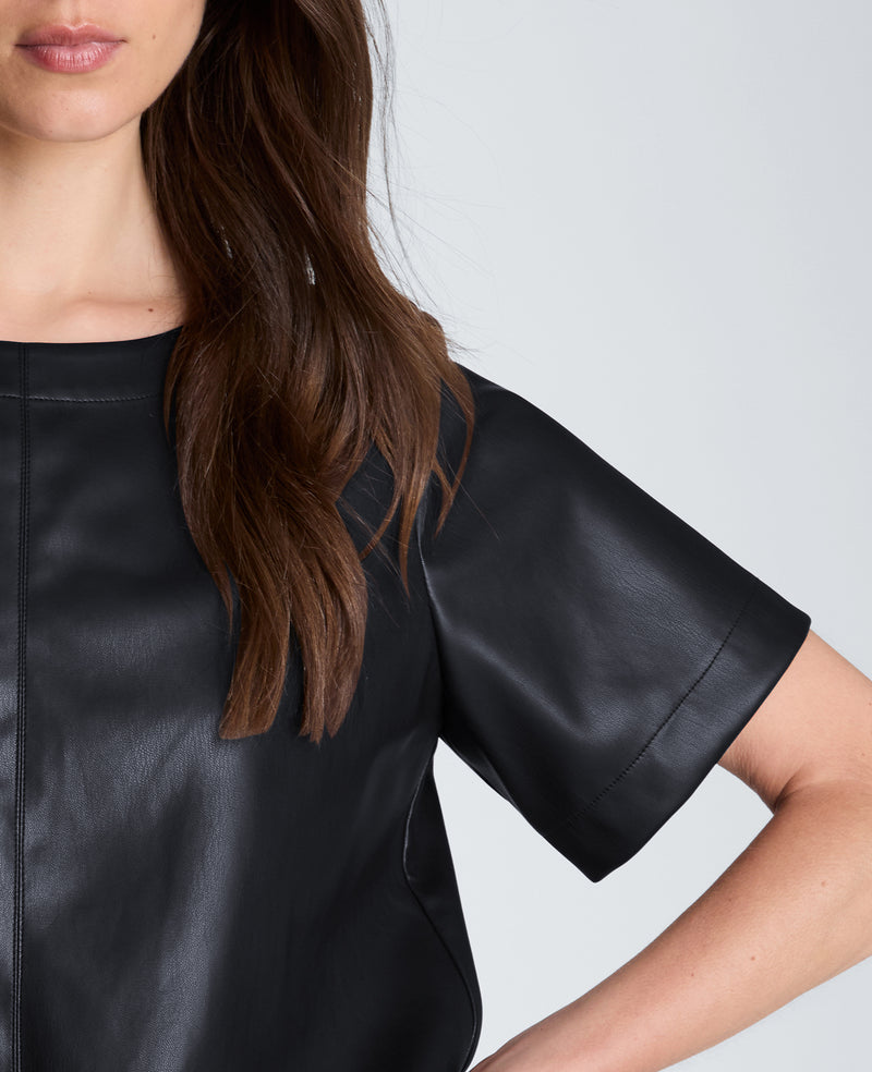 Kenneth Cole - Short Sleeve Cropped Tee WOMENS TOPS for Women