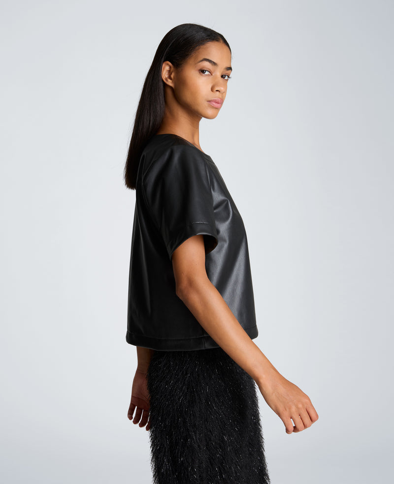 Kenneth Cole - Short Sleeve Cropped Tee WOMENS TOPS for Women