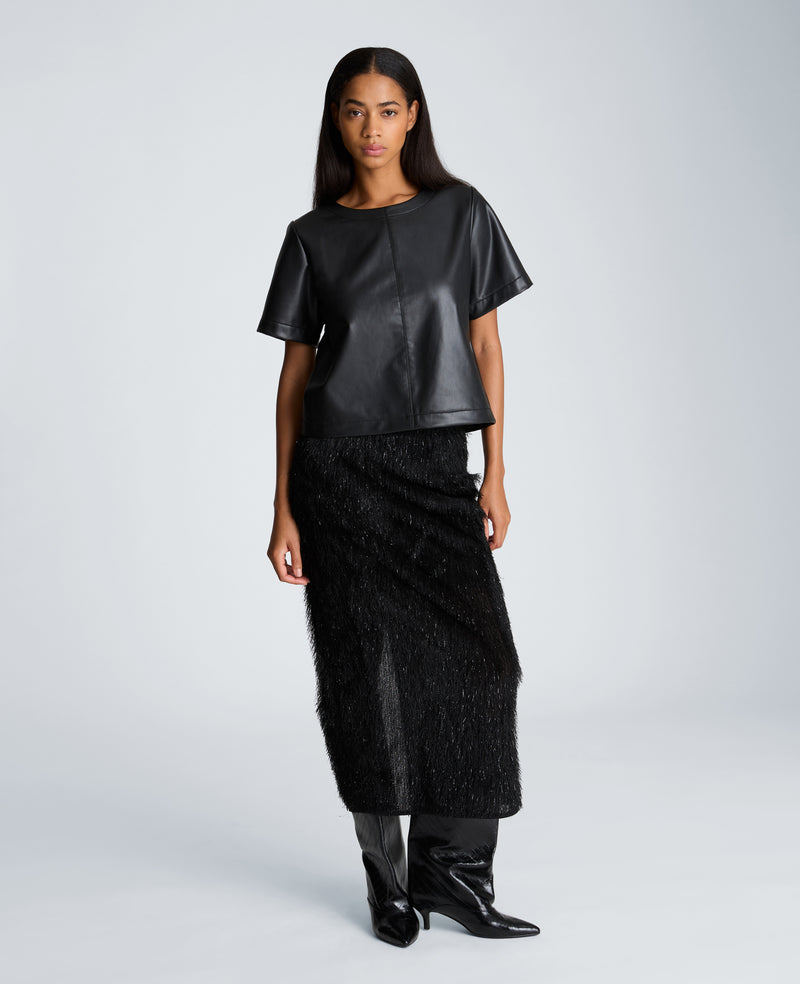 Kenneth Cole - Short Sleeve Cropped Tee WOMENS TOPS for Women
