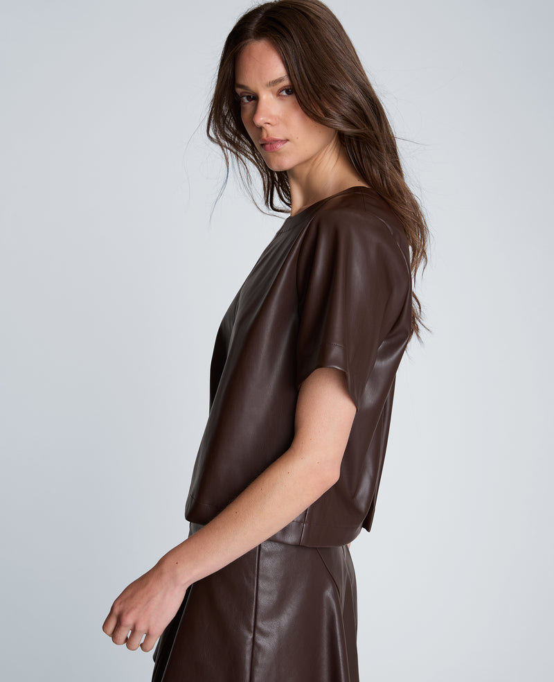 Kenneth Cole - Short Sleeve Cropped Tee WOMENS TOPS for Women