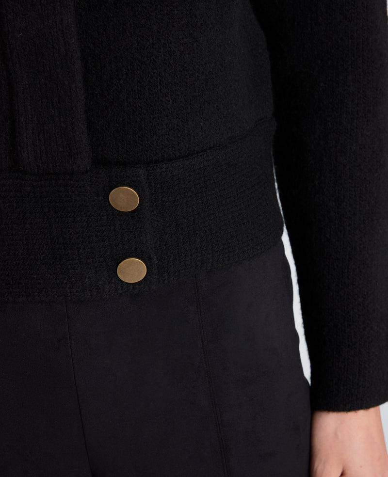 Kenneth Cole - Long Sleeve Utility Collar Jacket WOMENS SWEATER for Women