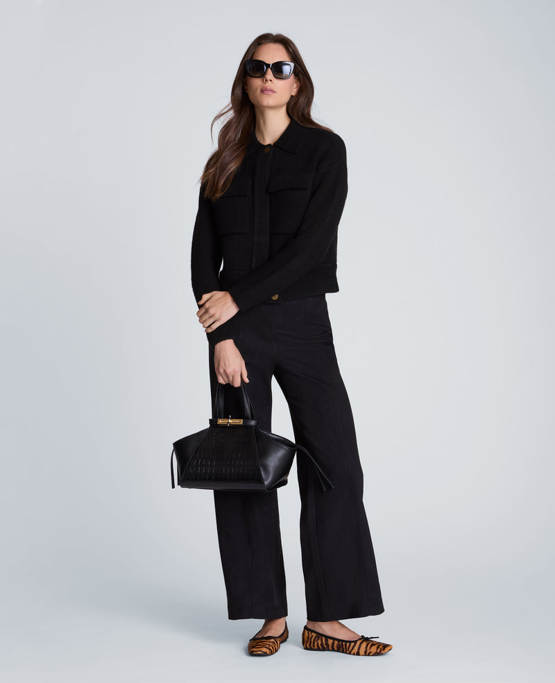 Kenneth Cole - Long Sleeve Utility Collar Jacket WOMENS SWEATER for Women