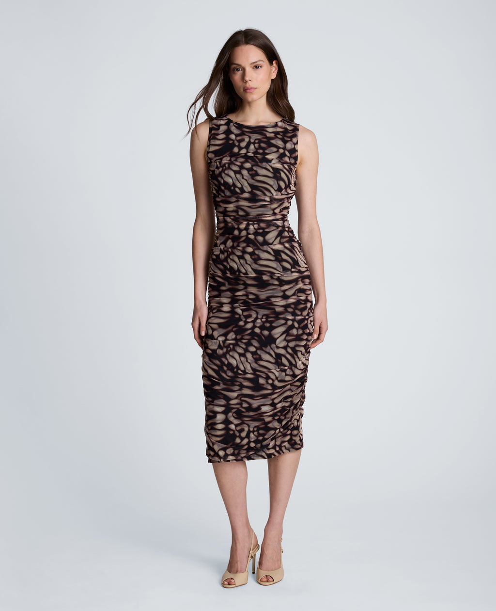 Kenneth Cole - Ruched Midi Dress WOMENS DRESS for Women 