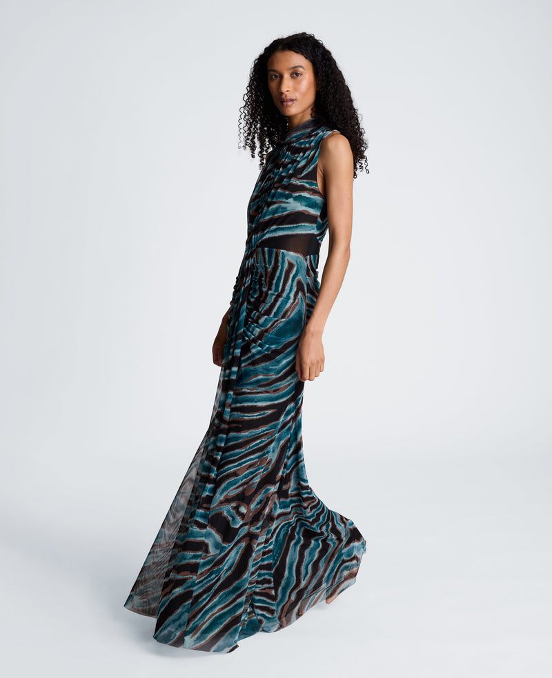 Kenneth Cole - Pleated Bodice Maxi Dress WOMENS DRESS for Women