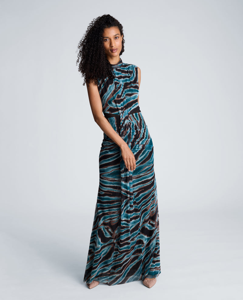 Kenneth Cole - Pleated Bodice Maxi Dress WOMENS DRESS for Women