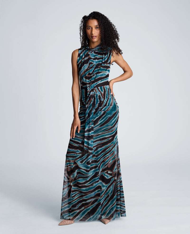 Kenneth Cole - Pleated Bodice Maxi Dress WOMENS DRESS for Women