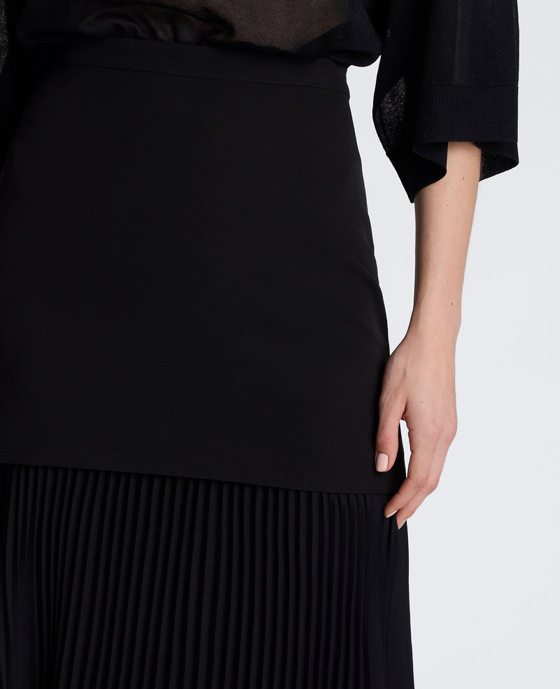 Kenneth Cole - Center Back Zip Pleated Maxi Skirt WOMENS SKIRTS for Women