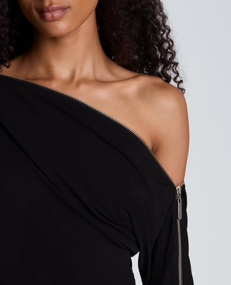 Kenneth Cole - Zipper Shoulder Mini Dress WOMENS DRESS for Women