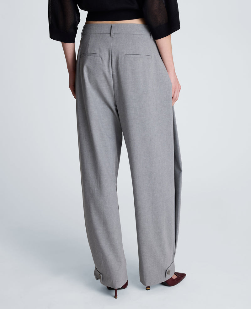 Kenneth Cole - Fly Front Wide Leg Accordion Side Pleat Pant WOMENS PANTS for Women
