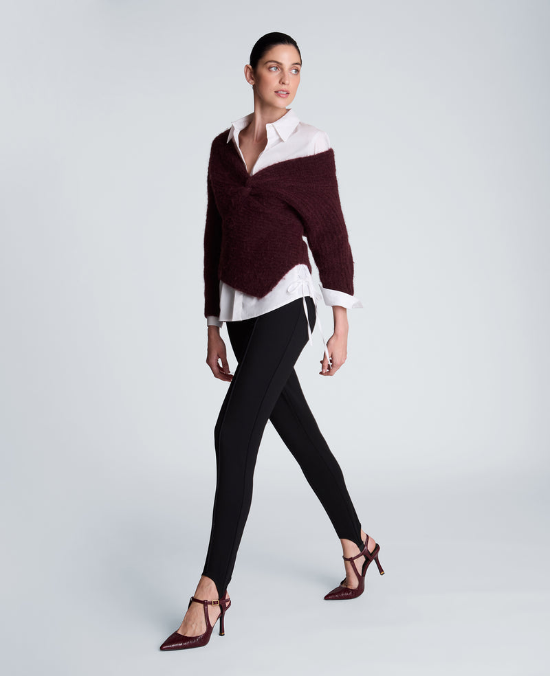 Kenneth Cole - Fitted Button Front Shirt with Tie Up Sides WOMENS SHIRTS for Women