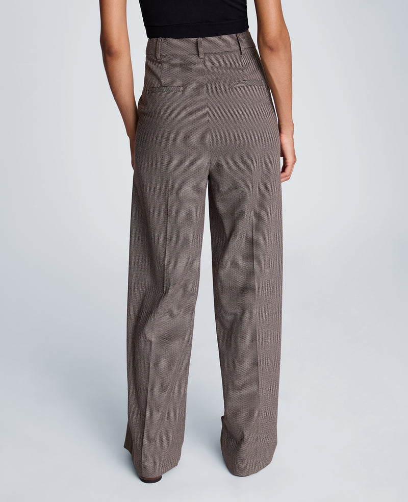 Kenneth Cole - Fly Front High Rise Wide Leg Pants with Slash Pocket WOMENS PANTS for Women