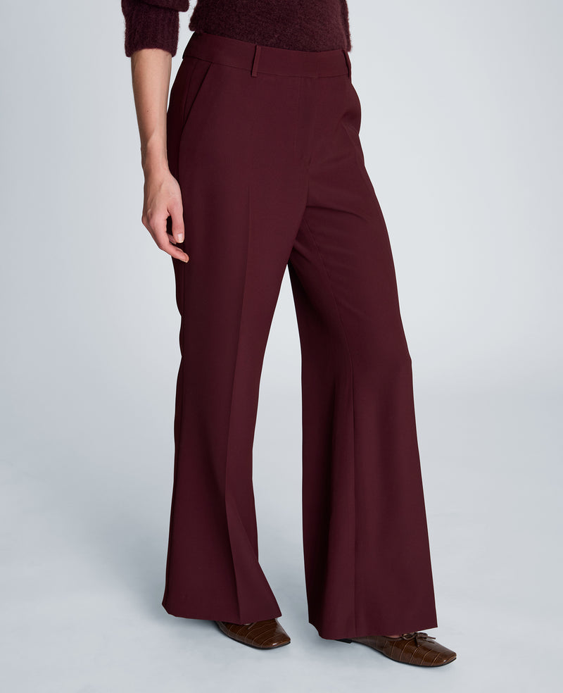 Kenneth Cole - Fly Front Mid Rise Flare Pant WOMENS PANTS for Women